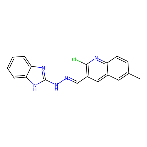C18H14ClN5 structure