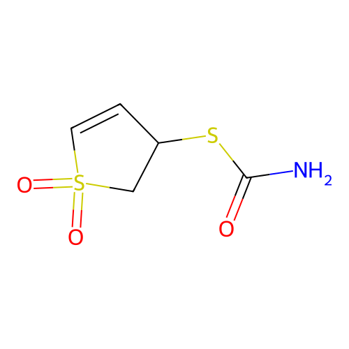 (1,1-Dioxo(3-2,3-dihydrothienyl))thiocarboxamide structure