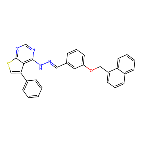 C30H22N4OS structure