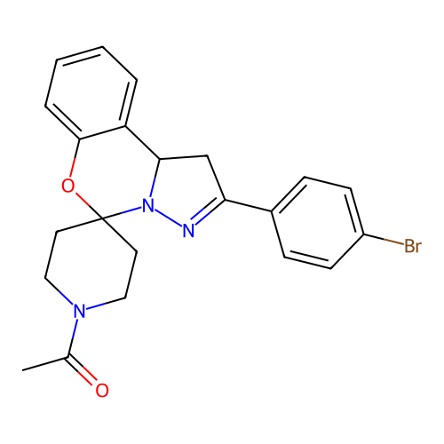 C22H22BrN3O2 structure