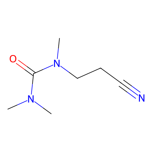 1-(2-Cyanoethyl)-1,3,3-trimethylurea structure