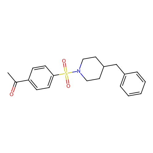 1-{4-[(4-Benzylpiperidin-1-yl)sulfonyl]phenyl}ethan-1-one structure