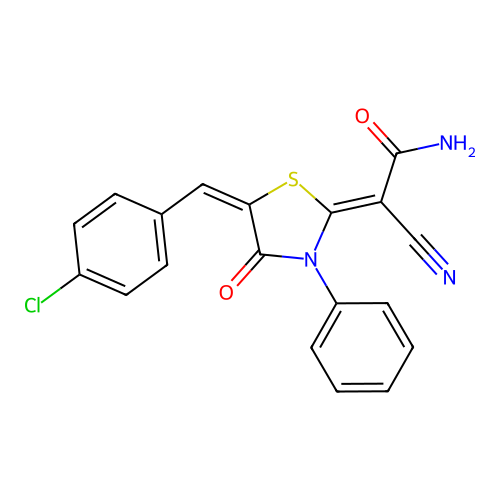 C19H12ClN3O2S structure