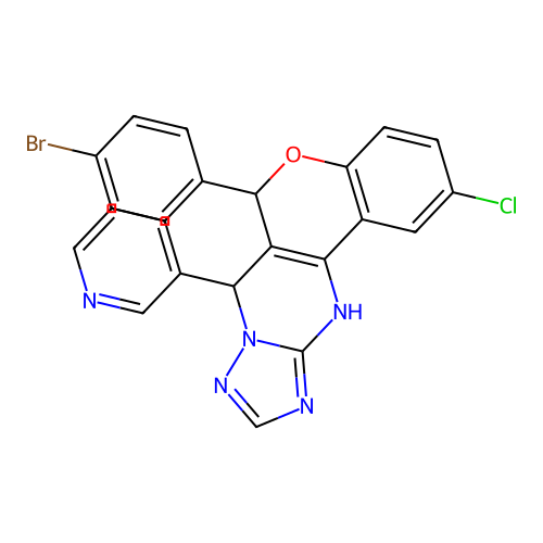 C23H15BrClN5O structure