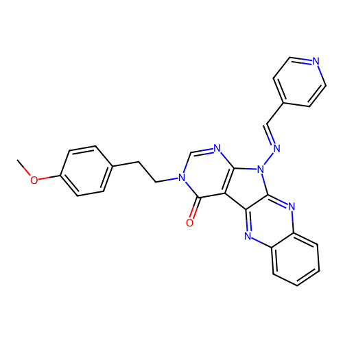 C27H21N7O2 structure