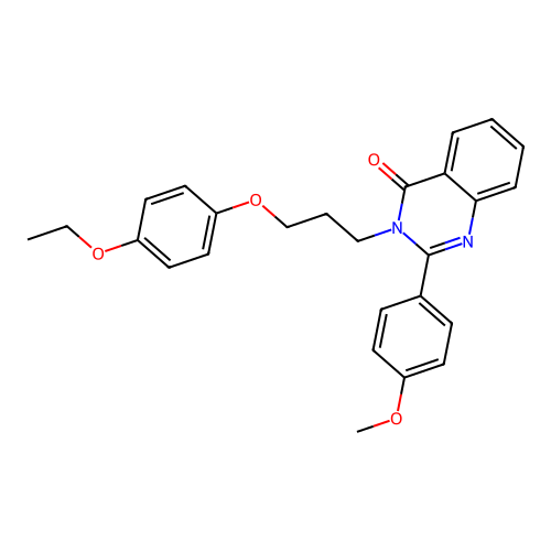 3-(3-(4-ethoxyphenoxy)propyl)-2-(4-methoxyphenyl)quinazolin-4(3H)-one structure