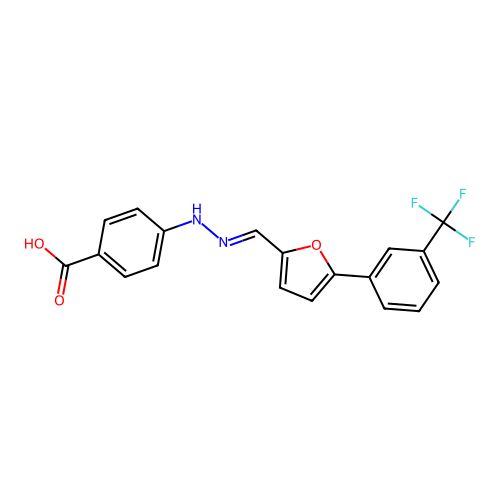 C19H13F3N2O3 structure
