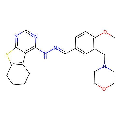 C23H27N5O2S structure