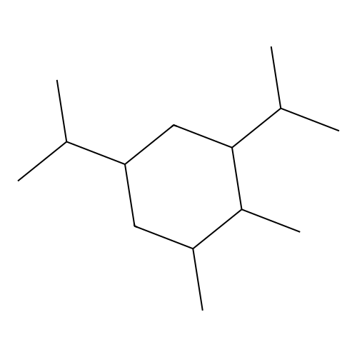 Cyclohexane, 1,5-diisopropyl-2,3-dimethyl- structure