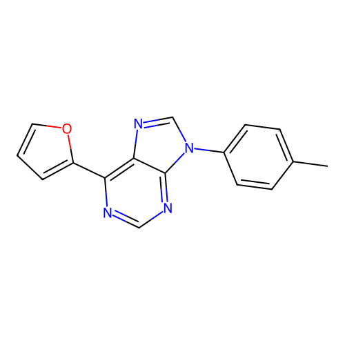 6-(2-Furyl)-9-(p-tolyl)purine structure