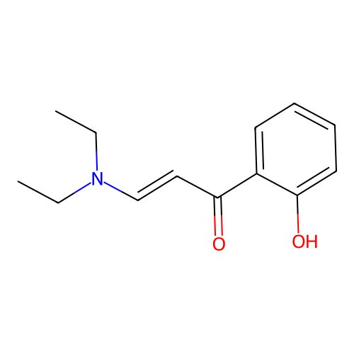3-(Diethylamino)-1-(2-hydroxyphenyl)-2-propen-1-one structure
