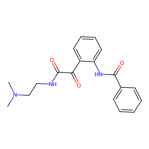 Benzanilide, 2'-((2-(dimethylamino)ethylamino)oxalyl)- structure