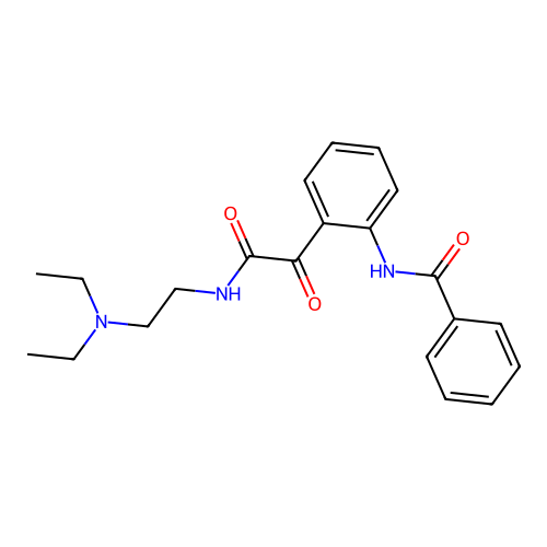 Benzanilide, 2'-((2-(diethylamino)ethylamino)oxalyl)- structure