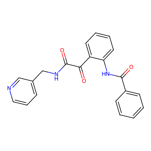 Benzanilide, 2'-(((3-pyridylmethyl)amino)oxalyl)- structure