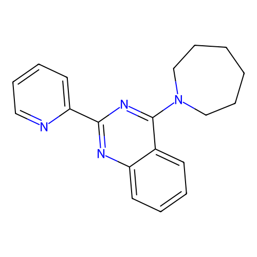 4-(Azepan-1-yl)-2-(pyridin-2-yl)quinazoline structure
