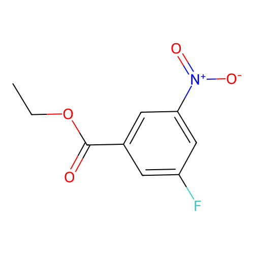 Ethyl 3-fluoro-5-nitrobenzoate structure