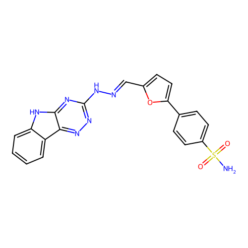 C20H15N7O3S structure