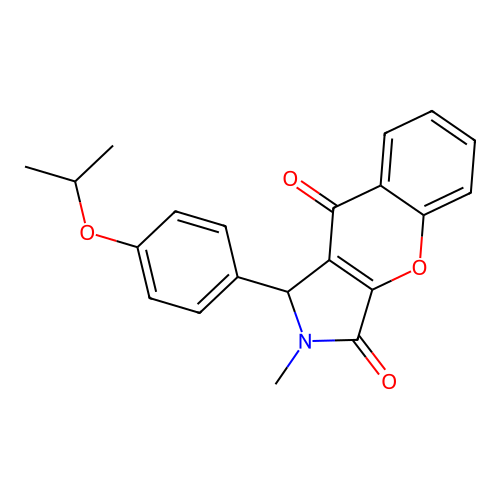 1-(4-Isopropoxyphenyl)-2-methyl-1,2-dihydrochromeno[2,3-c]pyrrole-3,9-dione structure