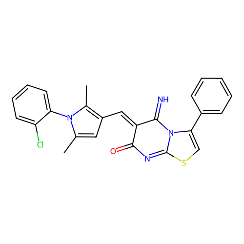 C25H19ClN4OS structure