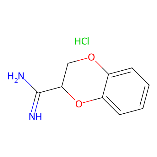 Benzodioxan-2-carboxamidine hydrochloride structure