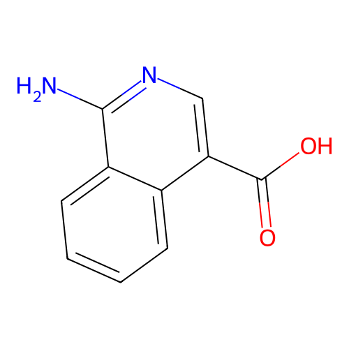 1-氨基异喹啉-4-甲酸 structure