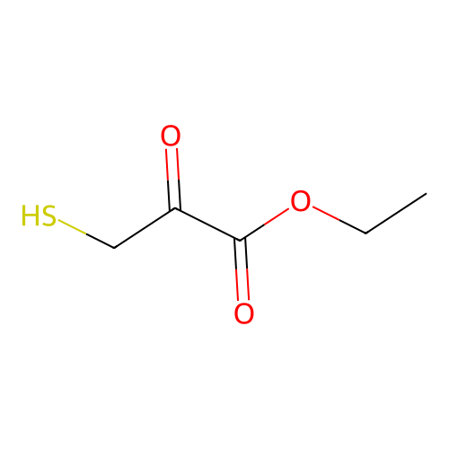 Ethyl mercaptopyruvate structure