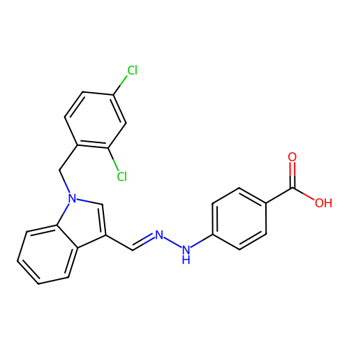 C23H17Cl2N3O2 structure
