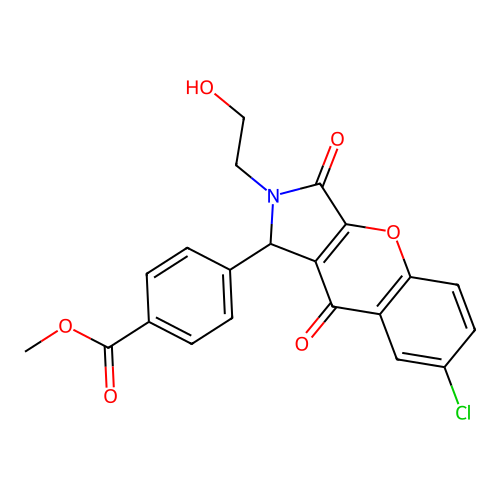 C21H16ClNO6 structure