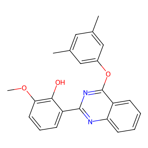2-(4-(3,5-Dimethylphenoxy)quinazolin-2-yl)-6-methoxyphenol structure