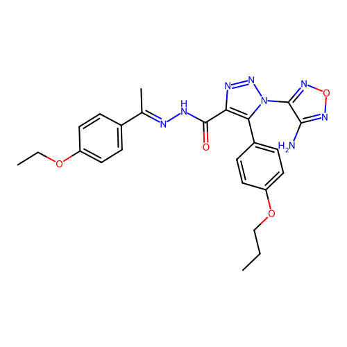 C24H26N8O4 structure