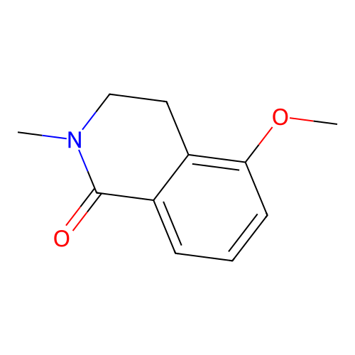 5-Methoxy-2-methyl-3,4-dihydroisoquinolin-1-one structure