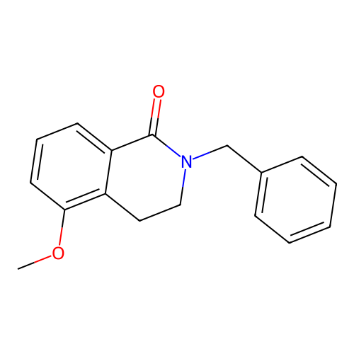 2-Benzyl-5-methoxy-3,4-dihydroisoquinolin-1(2H)-one structure