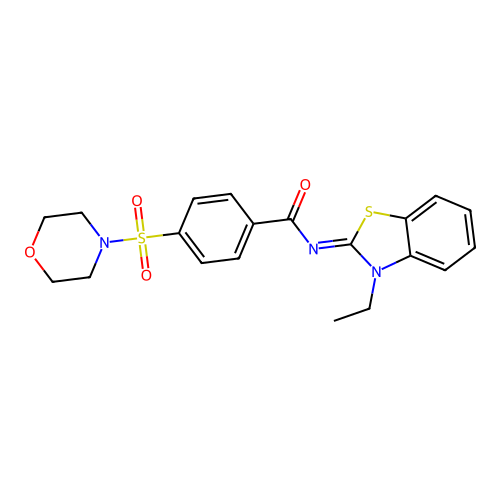 (Z)-N-(3-ethylbenzo[d]thiazol-2(3H)-ylidene)-4-(morpholinosulfonyl)benzamide structure