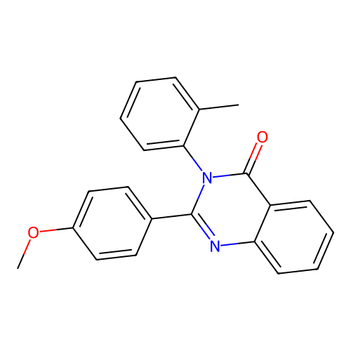 2-(4-methoxyphenyl)-3-(2-methylphenyl)quinazolin-4(3H)-one structure