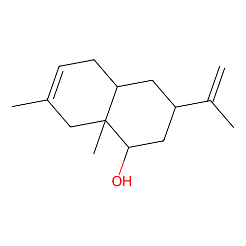 1,2,3,4,4a,5,8,8a-Octahydro-7,8a-dimethyl-3-(1-methylvinyl)-1-naphthol structure