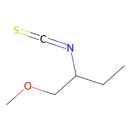 1-(Methoxymethyl)propyl isothiocyanate structure