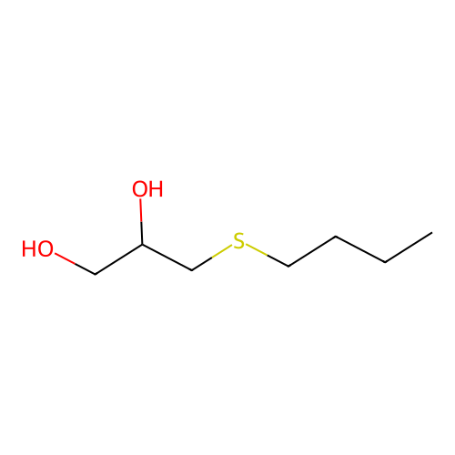 3-(Butylthio)propane-1,2-diol structure