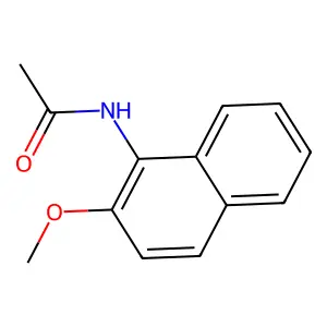 N-(2-Methoxynaphthalen-1-yl) acetamide structure