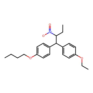 N,N-dimethylcarbamic acid 2,3-dihydro-1,3,3-trimethylindol-5-yl ester structure