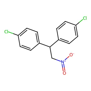 1-Chloro-4-[1-(4-chlorophenyl)-2-nitroethyl]benzene structure
