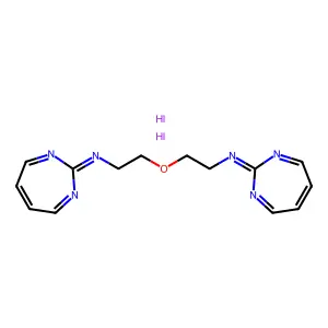 Polyhydroxyethylene-bis(2-amino-1,3-diazepine) structure