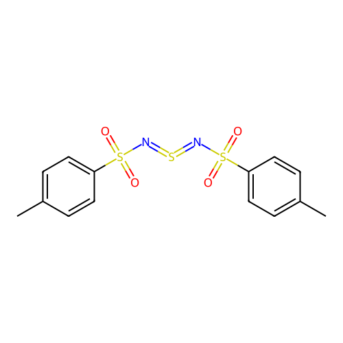 Sulfur diimide, bis[(4-methylphenyl)sulfonyl]- structure