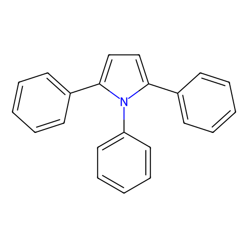 1,2,5-Triphenylpyrrole structure