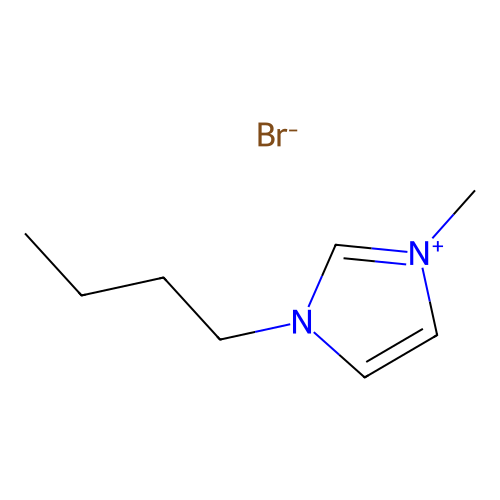 1-丁基-3-甲基咪唑鎓溴化物 structure