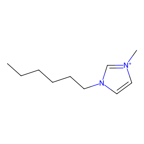 1-Hexyl-3-methylimidazolium structure