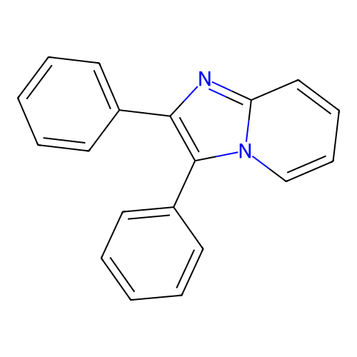 2,3-Diphenylimidazo[1,2-a]pyridine structure