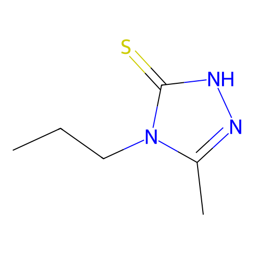 5-methyl-4-propyl-4H-1,2,4-triazole-3-thiol structure