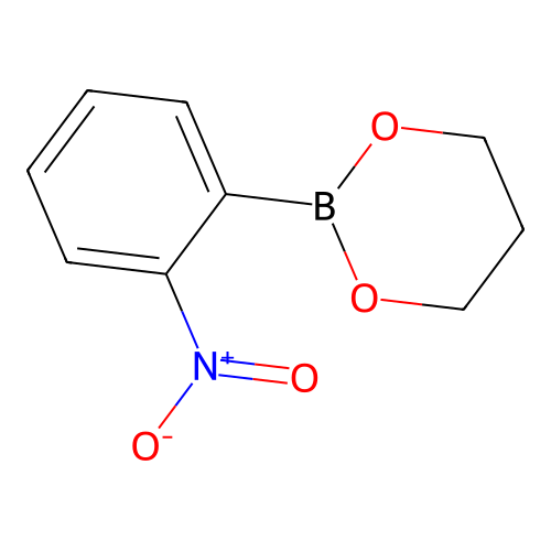 2-(2-Nitrophenyl)-1,3,2-dioxaborinane structure