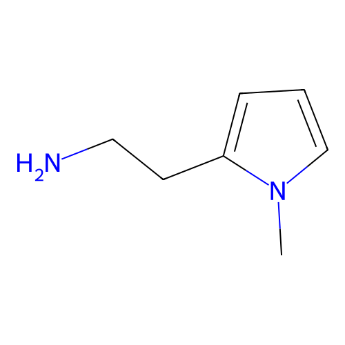 1-methyl-1H-pyrrole-2-ethylamine structure