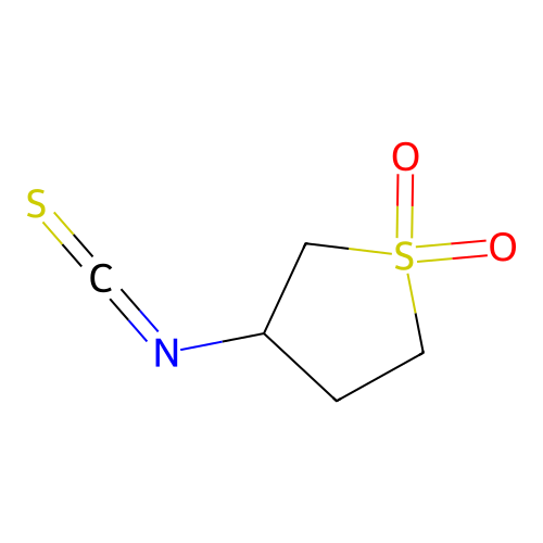 3-Isothiocyanato-1lambda6-thiolane-1,1-dione structure